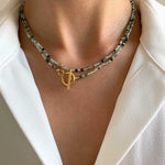 Prehnit Halskette Lisa - Victoire Collection