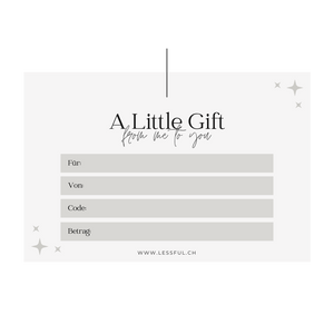Geschenkgutschein - Lessful