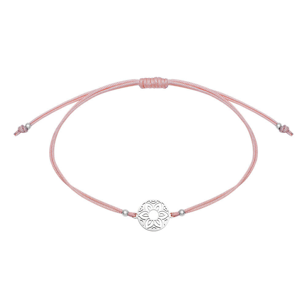 Edelstahlarmband Mandala der Liebe - "Be Happy"