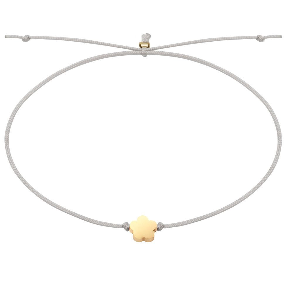 Edelstahlarmband Blüte vergoldet - "Lovely Friends"