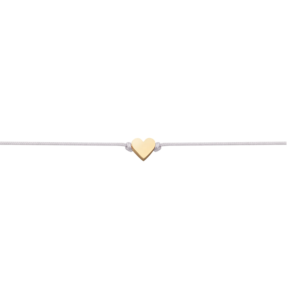 Edelstahlarmband Herz vergoldet - "Lovely Friends"