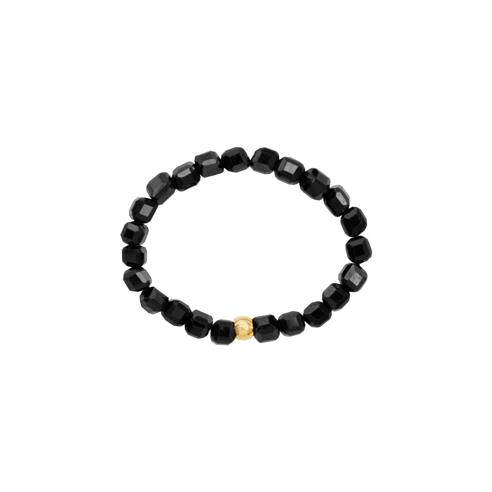 Schwarzer Spinell Ring - Harmony in Nature