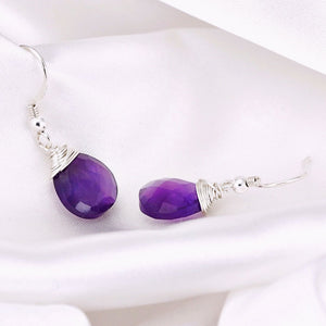 Amethyst Ohrringe Silber - MadameLili