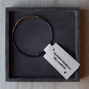 Norah Bangle Metallic Blue - Lenny & Eva