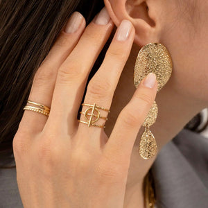 Bao Ring silberfarben - Bohm Paris