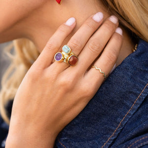 Cindy Ring blauer Aventurin - Bohm Paris