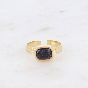 Cindy Ring Blauer Sandstein - Bohm Paris