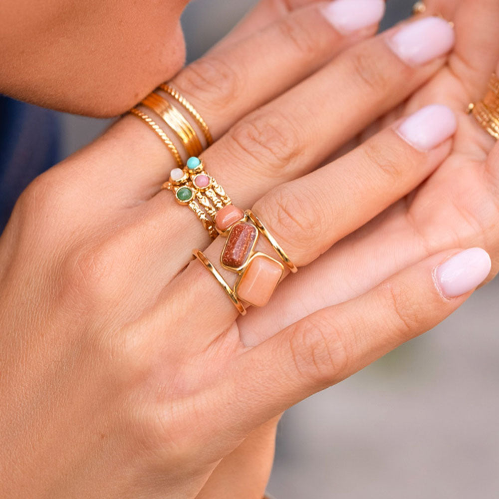 Daren Ring goldfarben - Bohm Paris