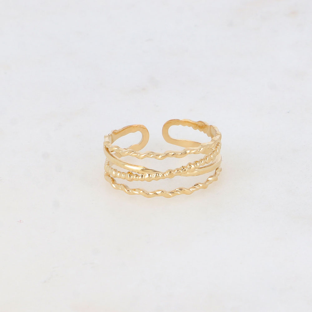 Delia Ring goldfarben - Bohm Paris