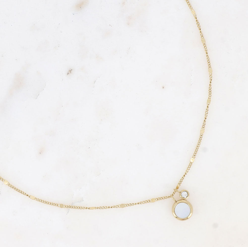 Edna Halskette Perlmutt - Bohm Paris