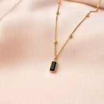 Elora Halskette mit Onyx - Victoire Collection