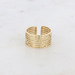 Lignee Ring verstellbar goldfarben- Bohm Paris
