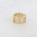 Lignee Ring verstellbar goldfarben- Bohm Paris