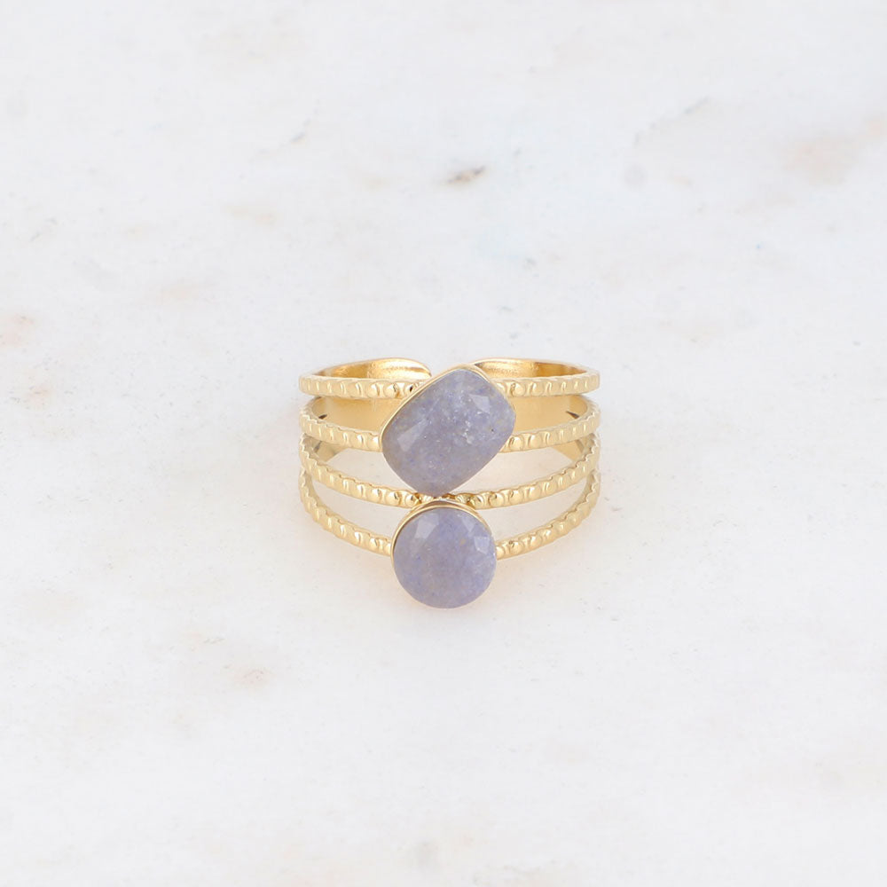 Lolita Ring Aventurin Blau - Bohm Paris