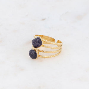 Lolita Ring Blauer Sand - Bohm Paris