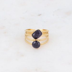 Lolita Ring Blauer Sand - Bohm Paris