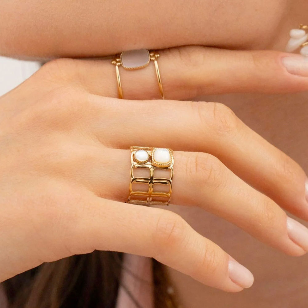 Loly Ring Perlmutt - Bohm Paris