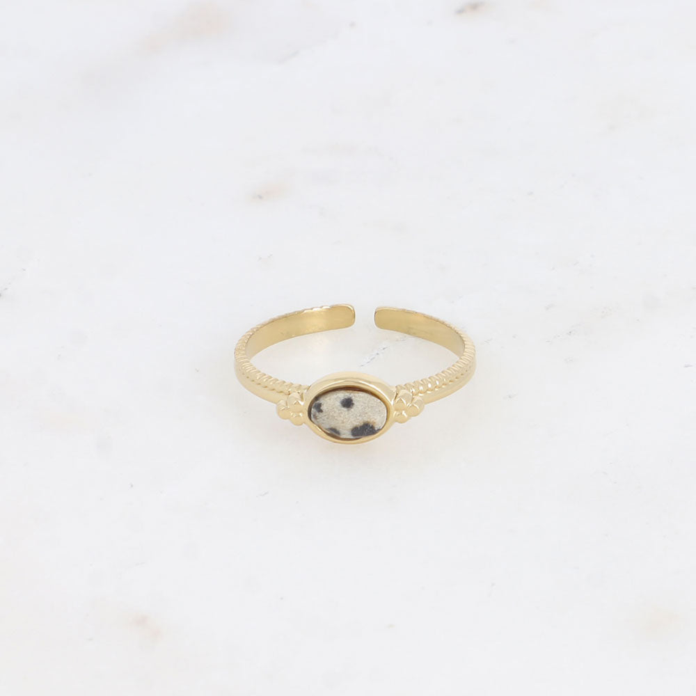 Lorena Ring Dalmatiner Jaspis - Bohm Paris