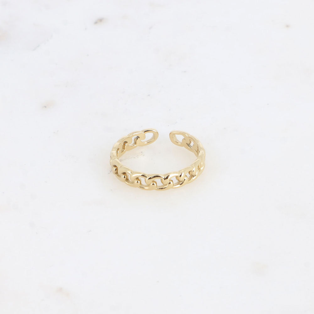 Mala Ring verstellbar im Kettenlook - Bohm Paris