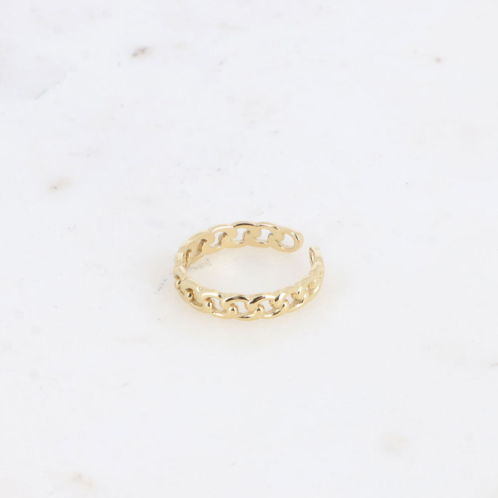 Mala Ring verstellbar im Kettenlook - Bohm Paris