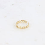 Mala Ring verstellbar im Kettenlook - Bohm Paris