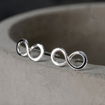 Mini Infinity Ohrstecker Silber - MadameLili