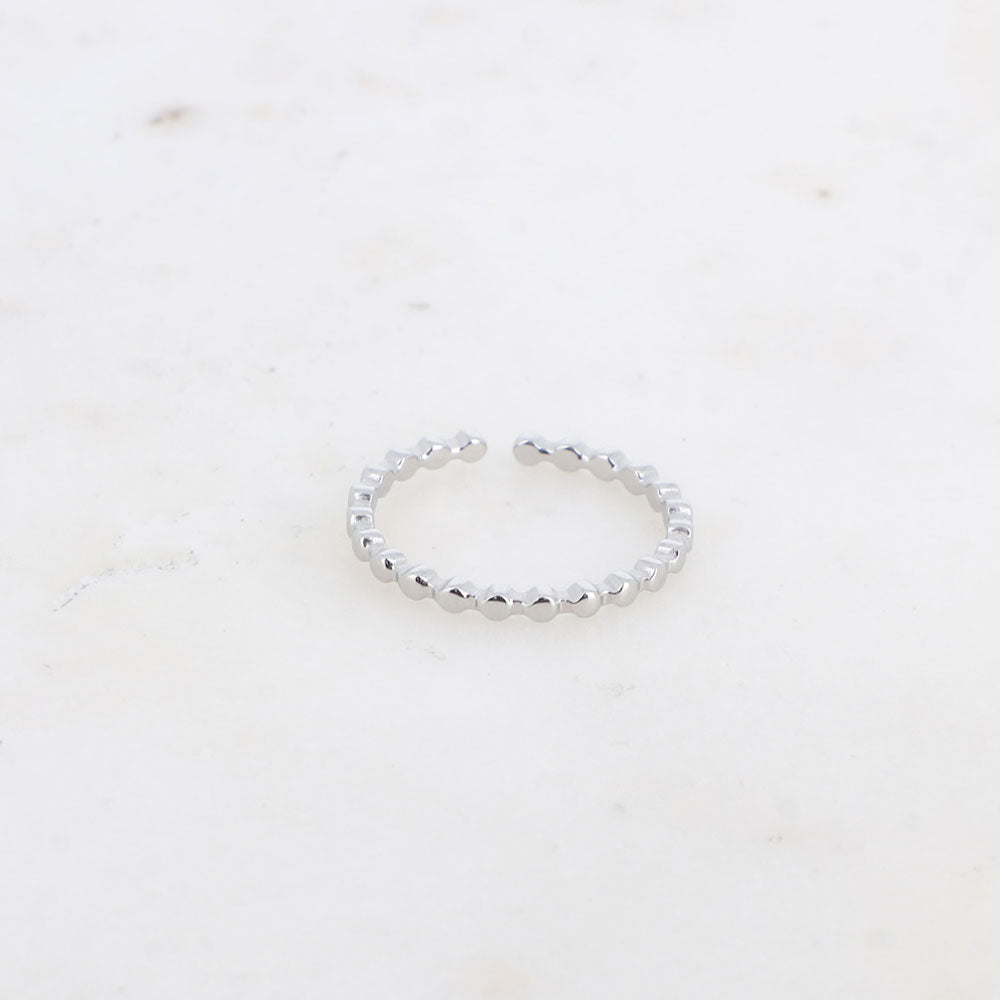 Nena Ring verstellbar silberfarben- Bohm Paris
