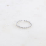 Nena Ring verstellbar silberfarben- Bohm Paris