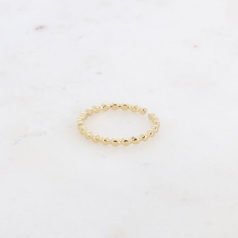 Nena Ring verstellbar goldfarben- Bohm Paris