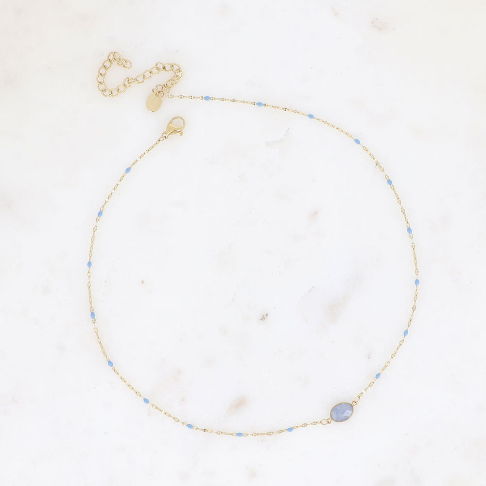 Noelynn Halskette Aventurin blau - Bohm Paris