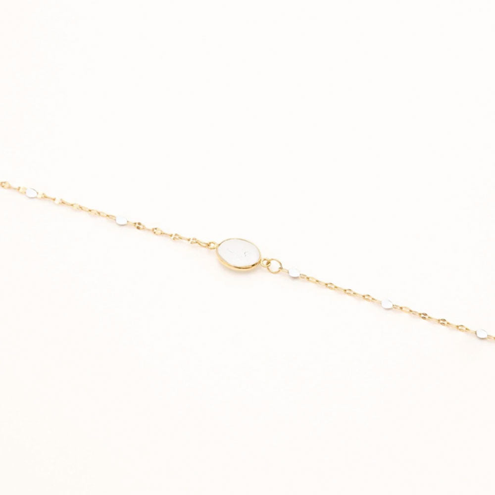 Noelynn Armband weisser Achat- Bohm Paris