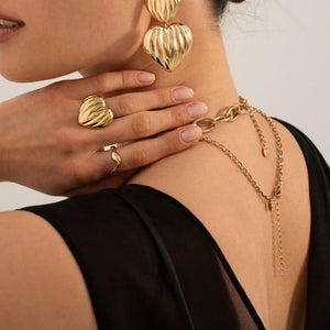 Ondule Ring verstellbar goldfarben- Bohm Paris