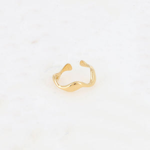 Ondule Ring verstellbar goldfarben- Bohm Paris