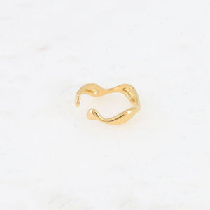Ondule Ring verstellbar goldfarben- Bohm Paris