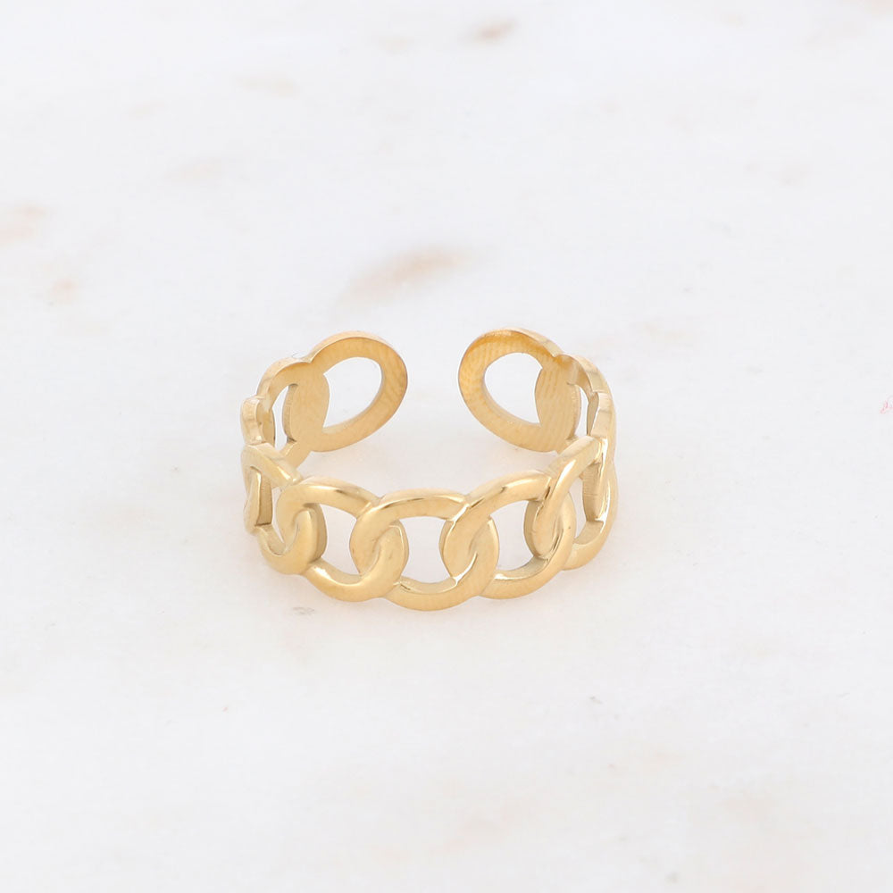 Palima Ring verstellbar goldfarben- Bohm Paris