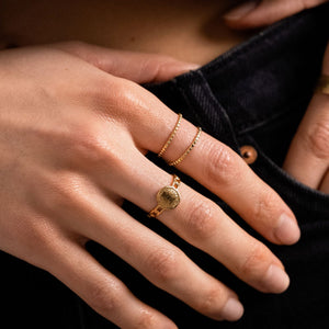 Payton Ring goldfarben - Bohm Paris