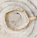 Vergoldetes Armband aus quadratischen Nuggets - Cecelia Designs Jewelry
