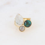 Rana Ring weisser Achat - Bohm Paris