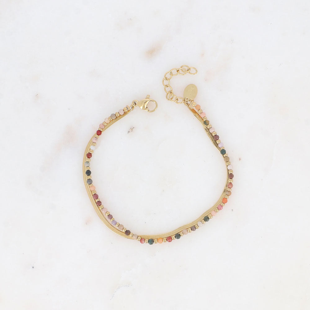 Rosalie Armkette Jaspis - Bohm Paris