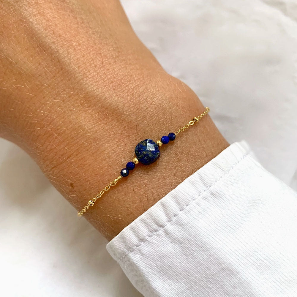 Samira Lapislazuli Armband - Victoire Collection