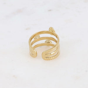 Srilaja Ring Goldener Sand - Bohm Paris