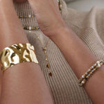 Suzie Edelstahl-Armband afrikanischer Türkis- Bohm Paris
