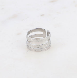 Vanda Ring silberfarben - Bohm Paris