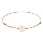 Edelstahlarmband Mandala des Glücks rosévergoldet - "Wonderful Vibes"