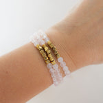 Rosenquarz Armband 6mm - Lenny & Eva - Lessful