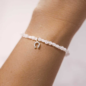 Mondstein Glücks-Armband mit Hufeisen - Lenny & Eva - Lessful