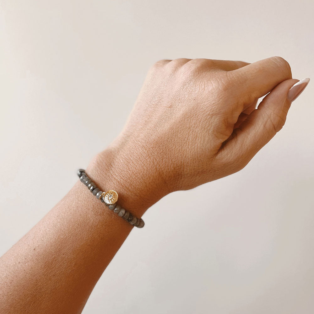 Labradorit Armband "Intentions" mit Evil Eye - Lenny & Eva - Lessful